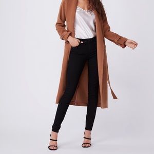 PAIGE Verdugo Ultra Skinny Black Jeans Size 24